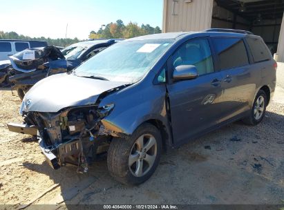 Lot #2991586648 2014 TOYOTA SIENNA LE V6 8 PASSENGER