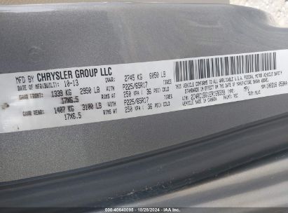 Lot #3020798751 2014 CHRYSLER TOWN & COUNTRY TOURING