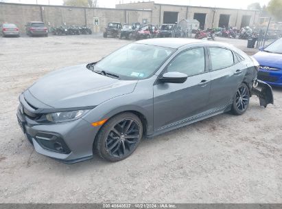 Lot #2990348356 2021 HONDA CIVIC SPORT