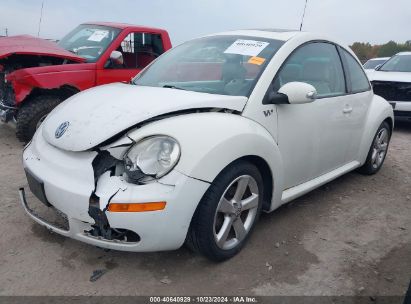 Lot #2995298090 2008 VOLKSWAGEN NEW BEETLE BLACK TIE EDITION/TRIPLE WHITE