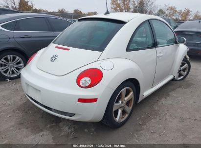 Lot #2995298090 2008 VOLKSWAGEN NEW BEETLE BLACK TIE EDITION/TRIPLE WHITE