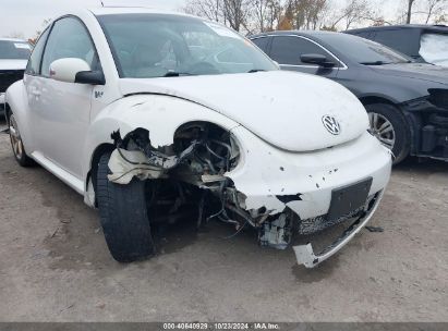 Lot #2995298090 2008 VOLKSWAGEN NEW BEETLE BLACK TIE EDITION/TRIPLE WHITE