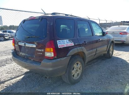 Lot #2992816959 2002 MAZDA TRIBUTE LX/ES