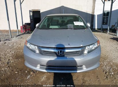 Lot #2991586624 2012 HONDA CIVIC SDN LX