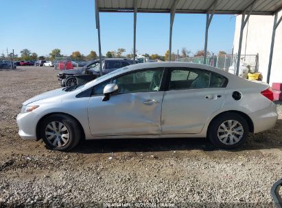 Lot #2991586624 2012 HONDA CIVIC SDN LX