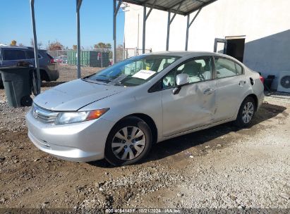 Lot #2991586624 2012 HONDA CIVIC SDN LX