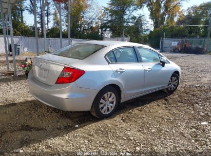 Lot #2991586624 2012 HONDA CIVIC SDN LX