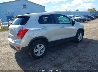 Lot #2995298070 2020 CHEVROLET TRAX LS