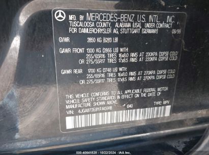 Lot #3035085894 2000 MERCEDES-BENZ ML 430