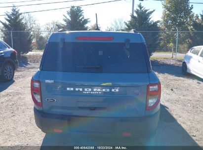 Lot #3037131366 2022 FORD BRONCO SPORT BIG BEND