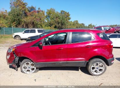 Lot #3007841870 2022 FORD ECOSPORT SE