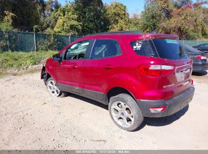 Lot #3007841870 2022 FORD ECOSPORT SE