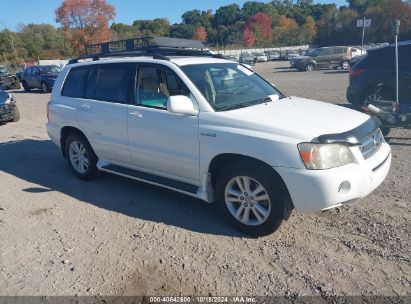 Lot #3006595847 2006 TOYOTA HIGHLANDER HYBRID LIMITED V6