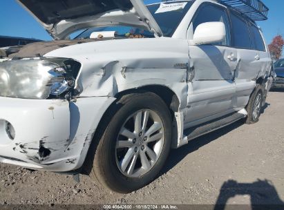 Lot #3006595847 2006 TOYOTA HIGHLANDER HYBRID LIMITED V6