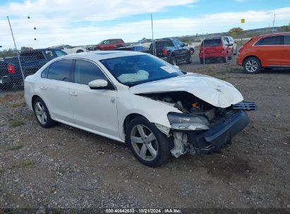 Lot #3035089495 2013 VOLKSWAGEN PASSAT 2.5L SE