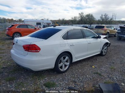 Lot #3035089495 2013 VOLKSWAGEN PASSAT 2.5L SE