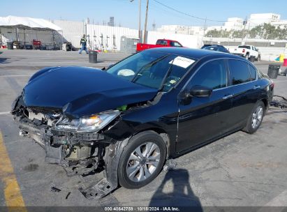 Lot #3006596285 2014 HONDA ACCORD LX