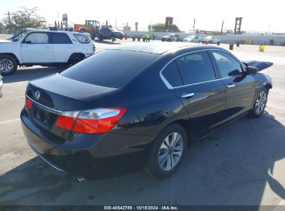 Lot #3006596285 2014 HONDA ACCORD LX