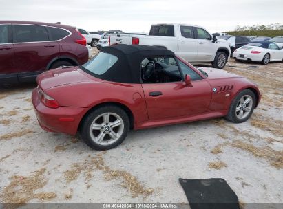 Lot #2995298026 2001 BMW Z3 2.5I