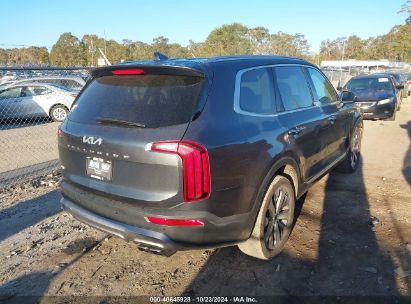 Lot #2995298232 2022 KIA TELLURIDE S