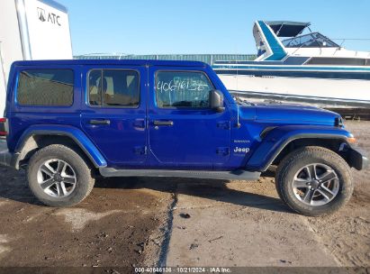 Lot #2995298216 2018 JEEP WRANGLER UNLIMITED SAHARA 4X4