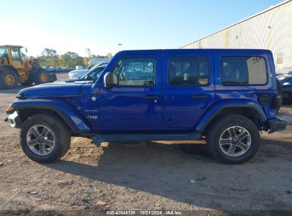 Lot #2995298216 2018 JEEP WRANGLER UNLIMITED SAHARA 4X4