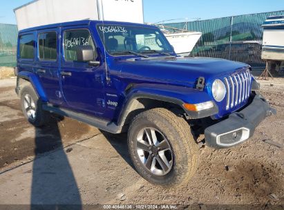 Lot #2995298216 2018 JEEP WRANGLER UNLIMITED SAHARA 4X4