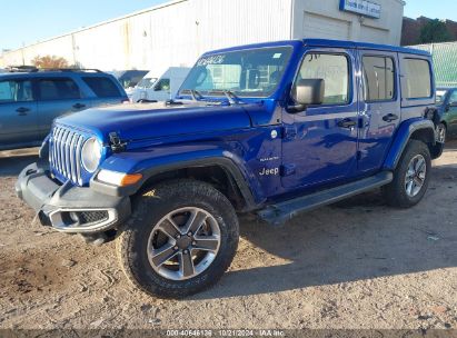 Lot #2995298216 2018 JEEP WRANGLER UNLIMITED SAHARA 4X4