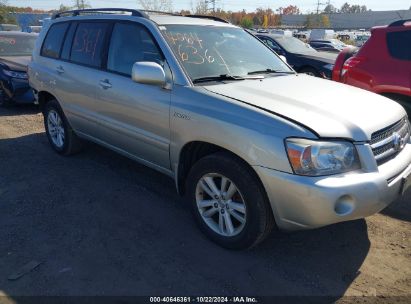 Lot #3052076505 2006 TOYOTA HIGHLANDER HYBRID LIMITED V6