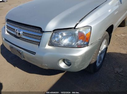 Lot #3052076505 2006 TOYOTA HIGHLANDER HYBRID LIMITED V6