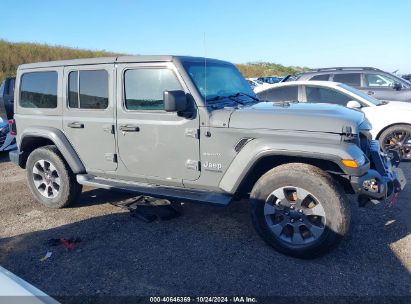 Lot #3042571092 2019 JEEP WRANGLER UNLIMITED SAHARA 4X4