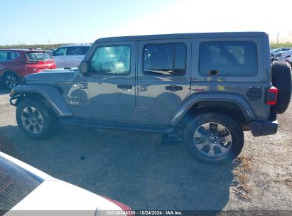 Lot #3042571092 2019 JEEP WRANGLER UNLIMITED SAHARA 4X4