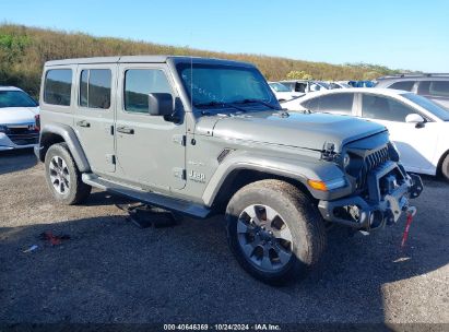 Lot #3042571092 2019 JEEP WRANGLER UNLIMITED SAHARA 4X4