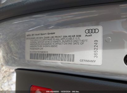 Lot #2992833744 2024 AUDI RS 7 SPORTBACK PERFORMANCE TFSI QUATTRO TIPTRONIC