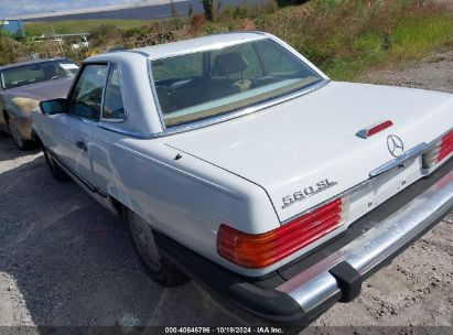 Lot #2995298173 1988 MERCEDES-BENZ 560 SL