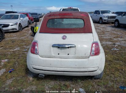 Lot #2995298155 2013 FIAT 500C POP