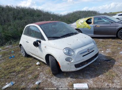 Lot #2995298155 2013 FIAT 500C POP