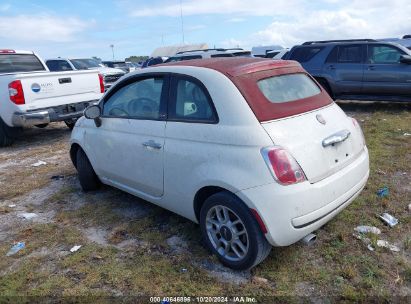 Lot #2995298155 2013 FIAT 500C POP