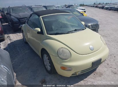 Lot #2995281945 2004 VOLKSWAGEN NEW BEETLE GLS