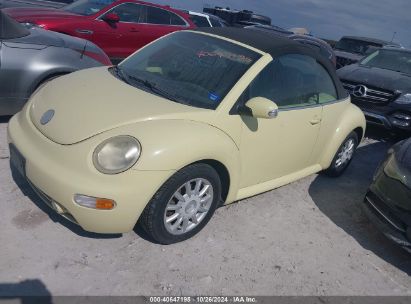 Lot #2995281945 2004 VOLKSWAGEN NEW BEETLE GLS