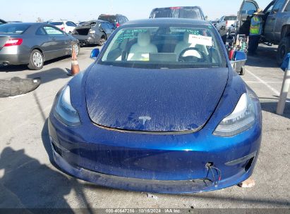 Lot #2992814273 2020 TESLA MODEL 3 STANDARD RANGE PLUS REAR-WHEEL DRIVE/STANDARD RANGE REAR-WHEEL DRIVE