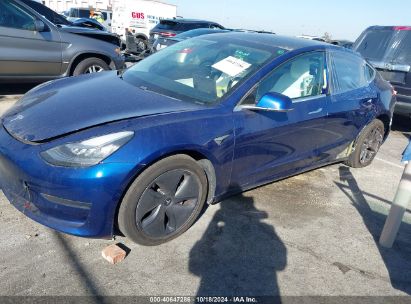 Lot #2992814273 2020 TESLA MODEL 3 STANDARD RANGE PLUS REAR-WHEEL DRIVE/STANDARD RANGE REAR-WHEEL DRIVE