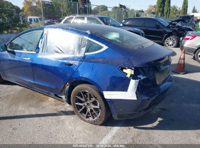 Lot #2992814273 2020 TESLA MODEL 3 STANDARD RANGE PLUS REAR-WHEEL DRIVE/STANDARD RANGE REAR-WHEEL DRIVE