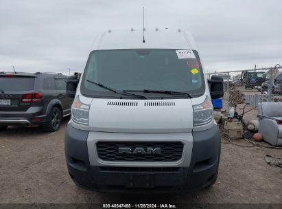 Lot #3020796633 2019 RAM PROMASTER 2500 HIGH ROOF 136 WB