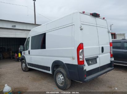 Lot #3020796633 2019 RAM PROMASTER 2500 HIGH ROOF 136 WB