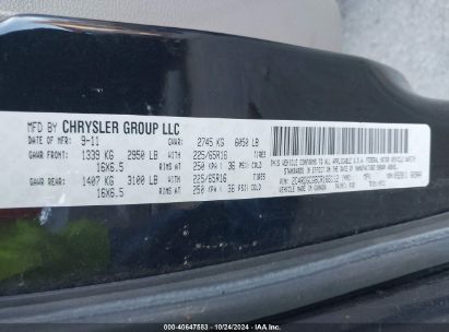 Lot #2992823411 2012 DODGE GRAND CARAVAN SXT