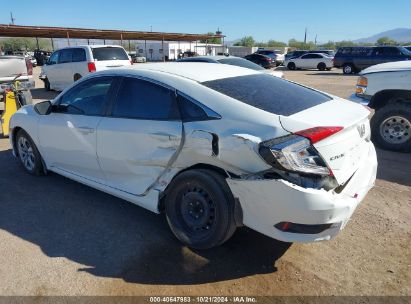 Lot #3035089475 2016 HONDA CIVIC LX