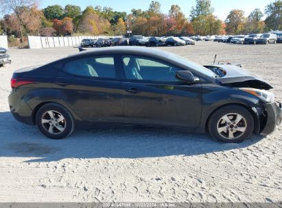 Lot #2995298119 2015 HYUNDAI ELANTRA SE