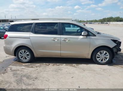 Lot #3049253718 2017 KIA SEDONA LX