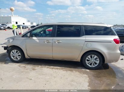 Lot #3049253718 2017 KIA SEDONA LX